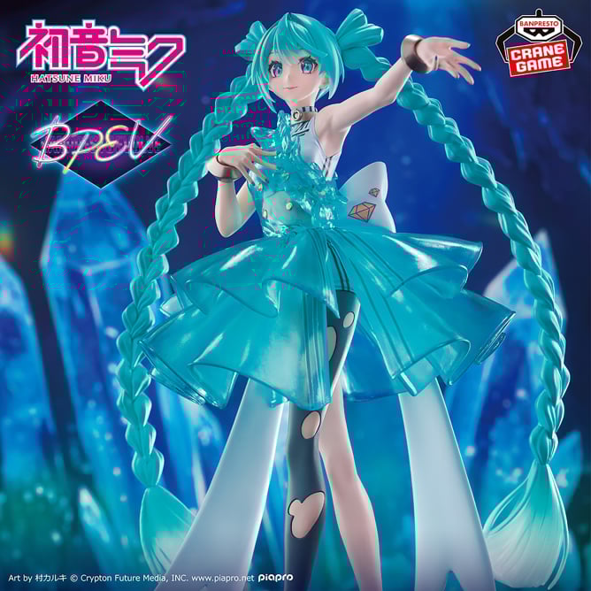 初音ミク BANPRESTO EVOLVE Clearluxe-EmeraldGem-フィギュア