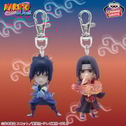 NARUTO-ナルト- 疾風伝 フィギュアキーホルダー～うちはサスケ・うちはイタチ～